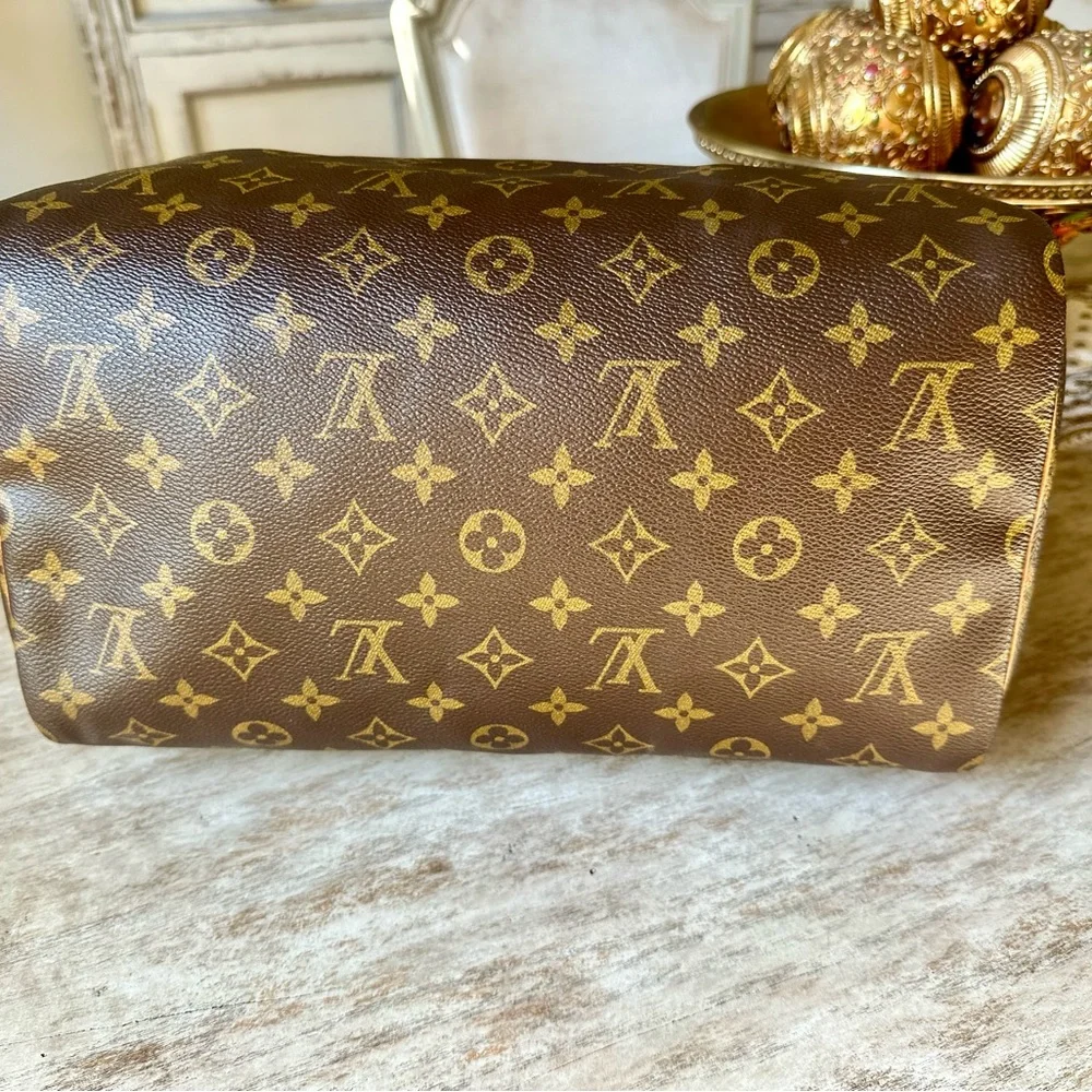 Louis Vuitton Monogram Brown speedy 30 - Picture 4 of 16
